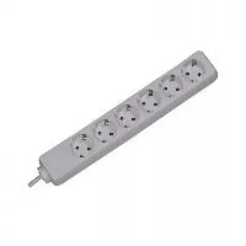 Prailginimo laidas Bachmann SELLY 1,5 m 6 AC lizdų baltas