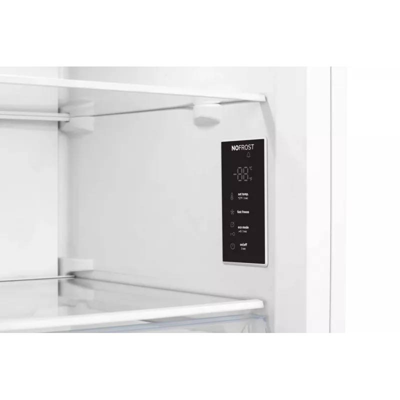 Šaldiklis vertikalus Gorenje FN617EEW5 — 240 L, No Frost, 172 cm aukštis, laisvai pastatomas, baltas, ekranas, Energijos klasė E