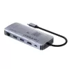 UNITEK aktyvus USB-C centras 10 Gbps, M.2, HDMI, PD 100W