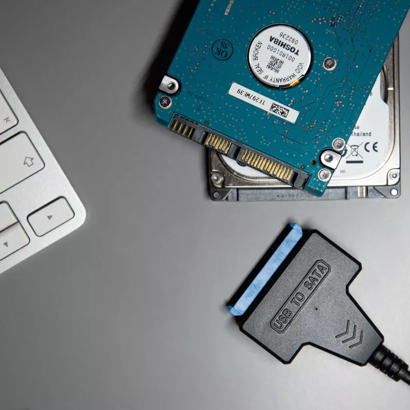 Akyga AK-CA-86 SATA – USB-A 3.0 adapterio kabelis 2,5 colio diskams, 0,3 m, juodas