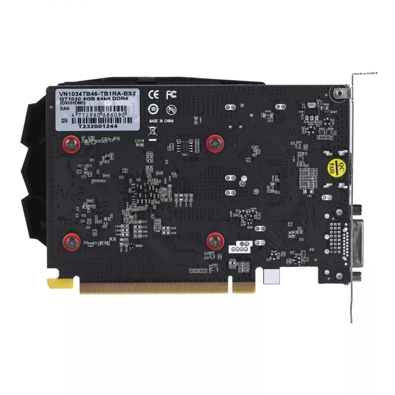 BIOSTAR GeForce GT 1030 4 GB GDDR4 vaizdo plokštė