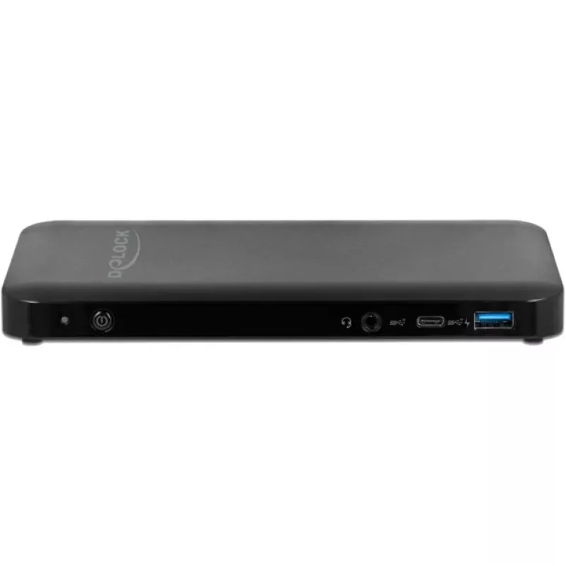 Delock USB Type-C DP 1,4 Docking Station 4K - dokavimo stotelė - USB-C 3,2 Gen 2 - HDMI, DP - 1GbE - 85 W (87746)