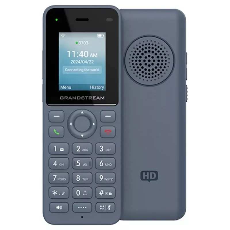 Grandstream Networks WP816 IP telefonas antracitinis 2 linijos LCD Wi-Fi