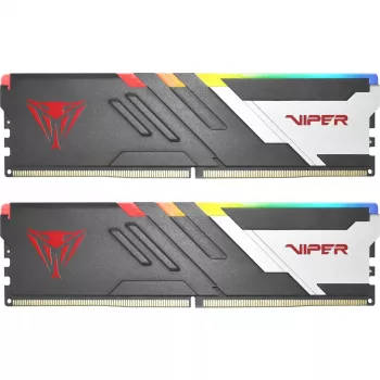 DDR5 32 GB (2x16 GB) 6000 MT/s žaidimų RAM PATRIOT KLEVV CRAS V su radiatoriumi, CL30, 1,35 V, XMP 3.0, RGB