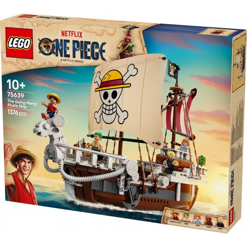 LEGO rinkinys Going Merry Pirate Ship 75639 – „One Piece“ plytų modelis