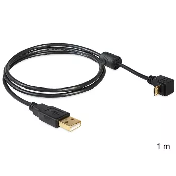 USB laidas DeLOCK USB 2.0 1 m Micro-USB B juodas