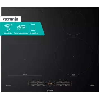 Gorenje GI6432BCWF Juoda įmontuojama 60 cm zoninė indukcinė kaitlentė 4 zonos