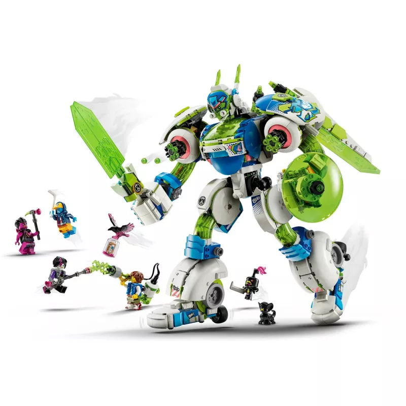 Konstrukcinis žaislas LEGO Mateo ir Z-Blob riterio mechas rinkinys 71485 — minifigūrėlė ir statomas mechas