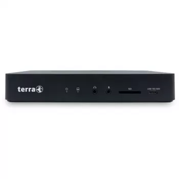 TERRA 1480375 USB 3.2 Gen 1 Type-C dokas / prievadų replikatorius, juodas