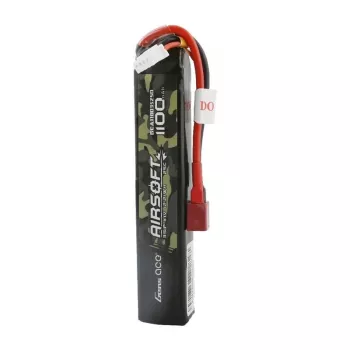 Akumuliatorius airsoft Gens ace 1100mAh 3S1P LiPo 11.1V 25C