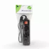 Gembird EG-PSU3-01 ilgintuvas 0,6 m 3 AC lizdai Vidaus juodas