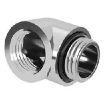 Barrow 90° adapteris G1/4 vyriškas į G1/4 moteriškas, nerūdijantis plienas (TDWT90-B01 SS)