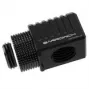 Barrow 90° adapteris G1/4'' moteriškas į G1/4'' moteriškas — juodas