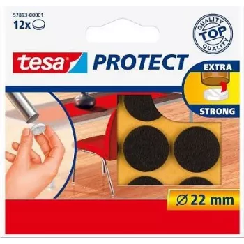 Apsauginiai baldų kilimėliai Tesa 57893-00000-01 12 vnt. apvalūs