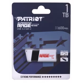 USB atmintukas PATRIOT PEF1TBRPMW32U — 1 TB, USB Type-A, USB 3.2 Gen 2, baltas