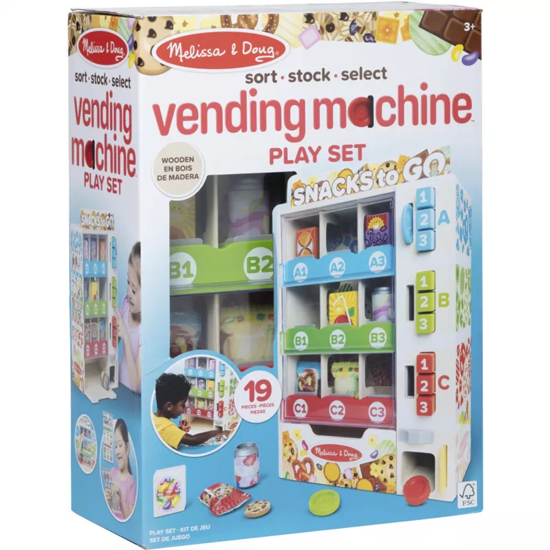 Melissa & Doug - Medinis automato žaidimų rinkinys, Parduotuvė