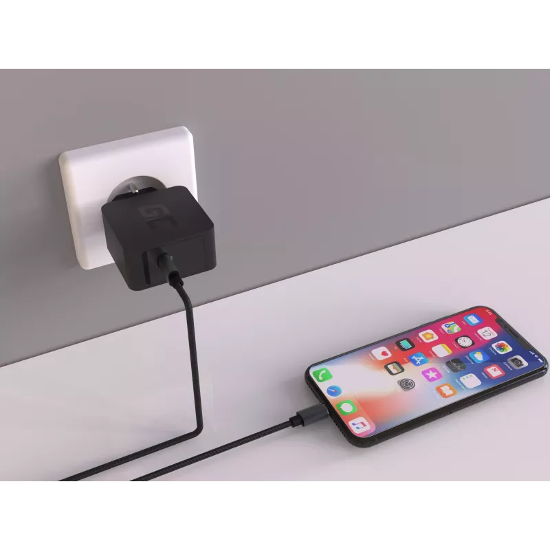 Green Cell CHAR07 mobiliojo įrenginio kroviklis Juodas Vidiniam naudojimui