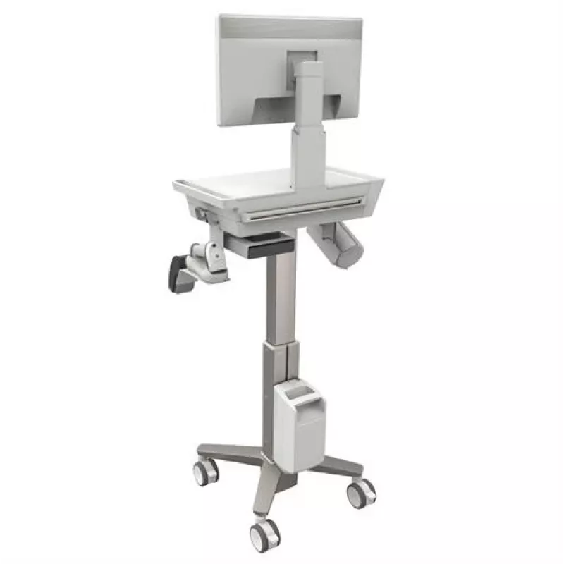 Multimedijos vežimėlis Ergotron CareFit Slim 2.0 pilkai baltas, aliuminis, plastikas, plienas