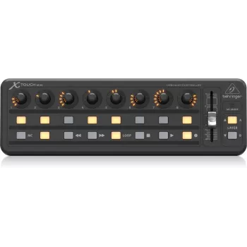 MIDI klaviatūra USB Behringer X-TOUCH MINI valdymo tipas: mygtukai, sukamieji reguliatoriai, slankikliai