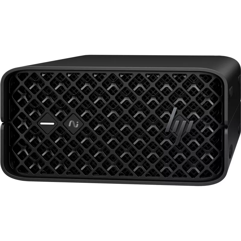 HP Workstation Z2 G1a Mini - 4U - 1 x AMD Ryzen AI Max+ Pro 395 / 3 GHz - RAM 64 GB - SSD 2 TB NVMe TLC - Radeon 8060S - Wi-Fi 6, Wi-Fi 7, Bluetooth, 1GbE, 2.5GbE