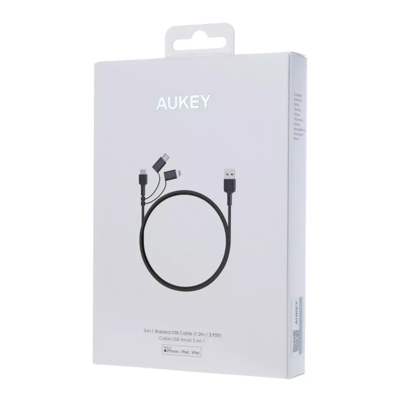 AUKEY CB-BAL5 Lightning laidas 1,2 m