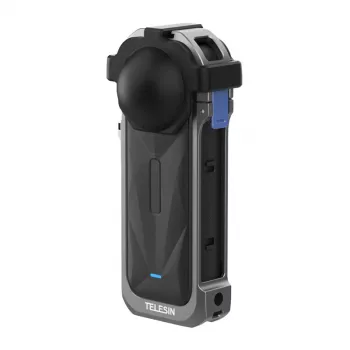 Telesin apsauginis aliumininis dėklas Insta360 X5 – kietas korpusas, modelis S6-FMS-19-TIS
