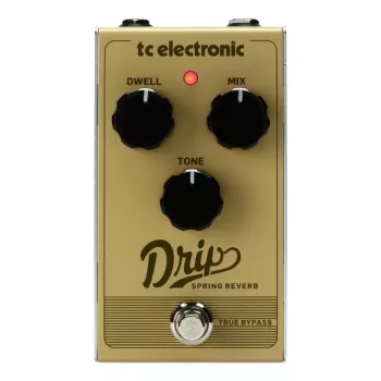 Gitaros efektų pedalas TC Electronic Drip Spring Reverb – kompaktiškas, tikras apėjimas