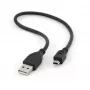 Gembird USB 2.0 A–Mini-USB M laidas 0,3 m pilkas