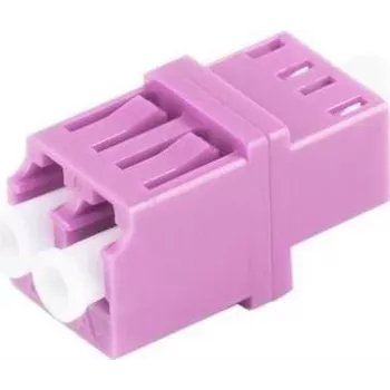 Skaidulinės optikos adapteris S/CONN 07-60023 LC vienmodis violetinis