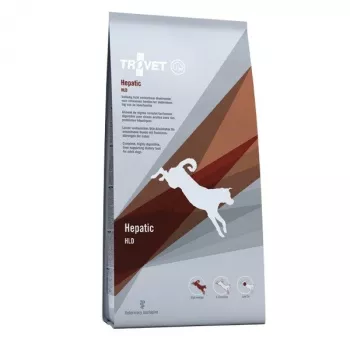 Sausas šunų ėdalas TROVET Hepatic HLD su vištiena, veterinarinė kepenų funkcijos dieta, 12,5 kg, suaugusiems šunims 10–15,9 kg