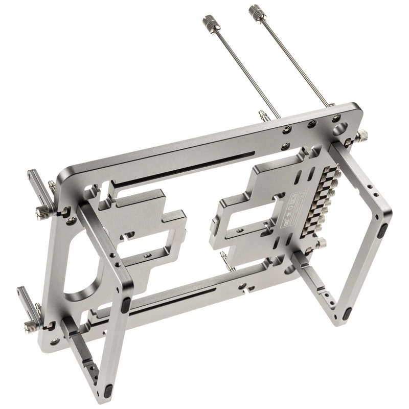 Streacom benchtable BC1 Mini V2 titan – kompaktiškas atviro rėmo stendas su ATX suderinamumu