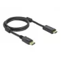 Laidas DeLOCK Active DisplayPort 1.2 į HDMI 4K 60 Hz 1 m