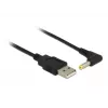 Maitinimo laidas DeLOCK 85544 USB A 1,5 m Juodas