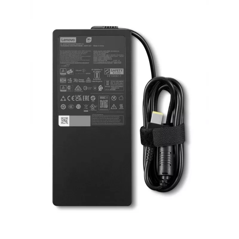 Maitinimo adapteris Lenovo Legion Slim 330W GaN 20V – nešiojamojo kompiuterio įkroviklis, 330W, GaN, 20V išėjimas
