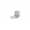 Spynelė spintoms Extralink ROUND LOCK FOR CABINETS, apvali spintos durelių spyna, sidabrinė