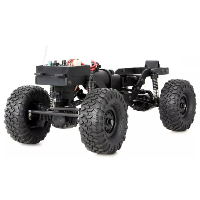 Radijo valdomas krovininis visureigis Amewi Mini‑D90 4WD 1:16 RTR, 4 ratų pavara, mastelis 1:16