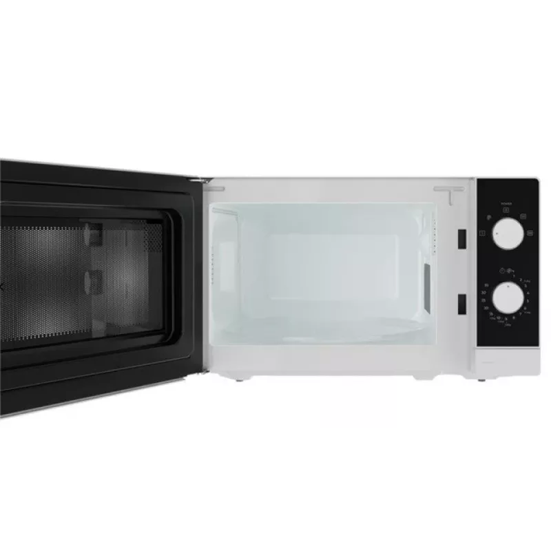 Mikrobangų krosnelė TEKA MW FS20 WH – stalviršinė, 20 L, 700 W, sukamoji rankenėlė, mechaninis laikmatis, 25,5 cm padėklas
