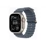Apple Watch Ultra 3 GPS + Cellular 49mm Natural Titanium dėklas su Anchor Blue Ocean juosta | Apple