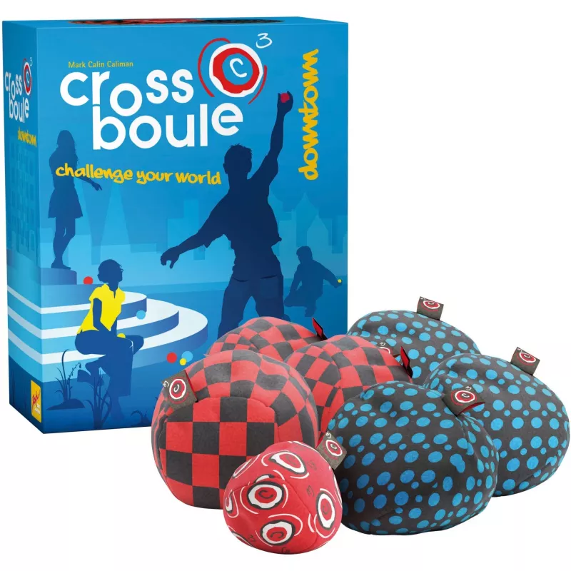 Crossboule rinkinys Downtown, įgūdžių žaidimas Mėlyna/Raudona