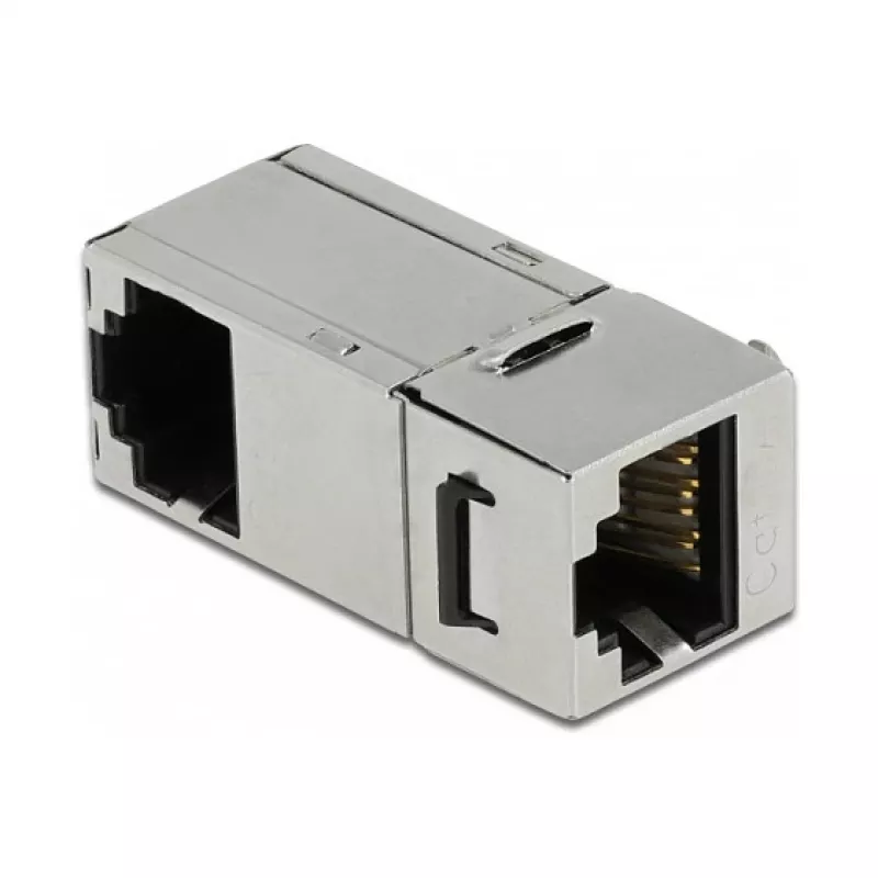 DeLOCK Keystone modulis RJ45 lizdas – RJ45 lizdas Cat.6A 90° kampu