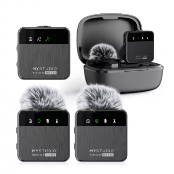 Easypix MyStudio Wireless Mic Duo 62022 – belaidė dviejų kanalų mikrofono sistema