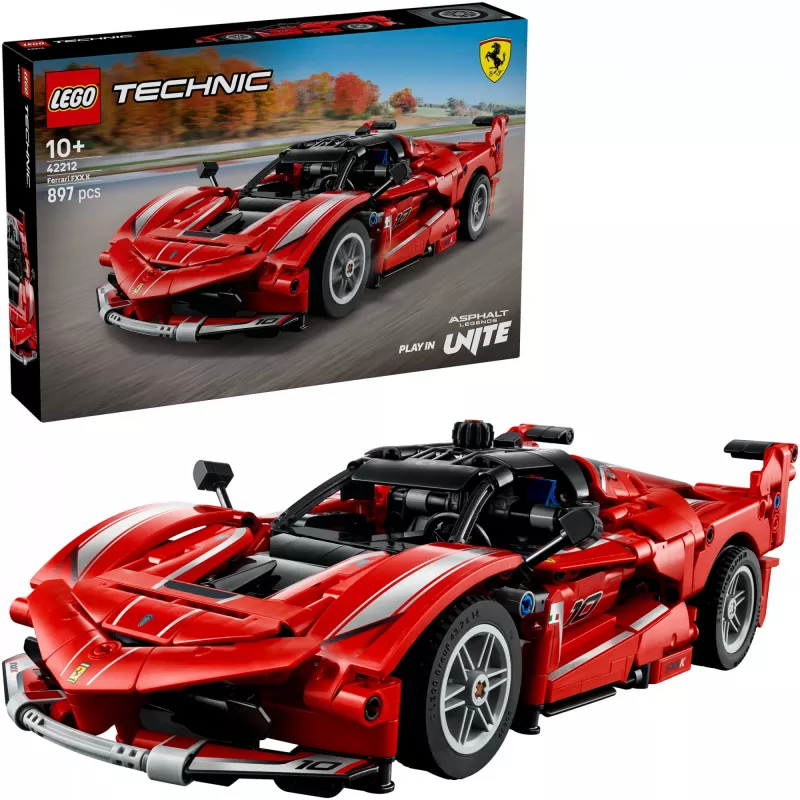 Konstruktorius LEGO Technic Ferrari FXX K mastelis 1:10, 897 detalių, nuo 10 metų