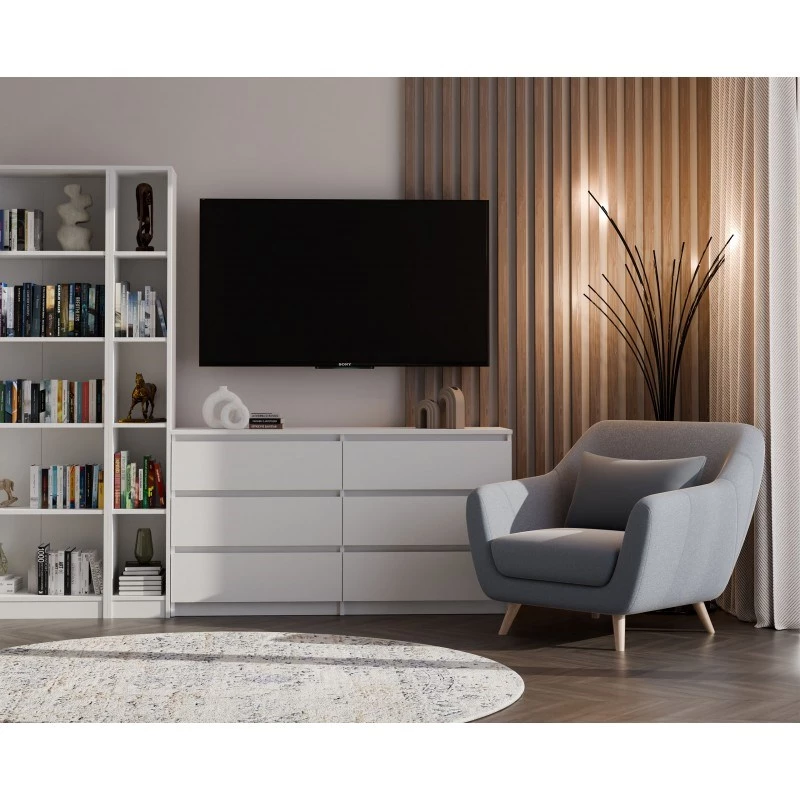 REGAL R25 balta 25 cm vienos sekcijos knygų lentyna