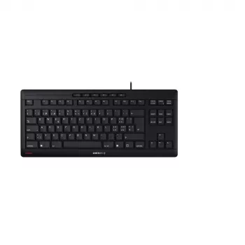 CHERRY STREAM TKL klaviatūra, USB, QWERTZ, Šveicariškas išdėstymas, Juoda