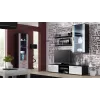 Cama komplektas of two shelves 125cm SOHO baltas matinis