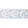 Ventiliatorių rinkinys Jonsbo ZA-420W — 3×140 mm PWM ARGB, baltas