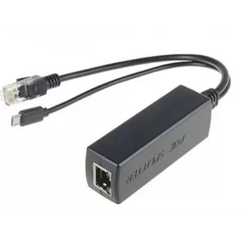 Microconnect MC-POESPLITTER tinklo skirstytuvas Power over Ethernet (PoE) juodas
