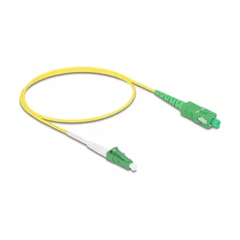 DeLOCK 83234 InfiniBand šviesolaidinis kabelis 0,5 m LC SC LC/APC geltonas