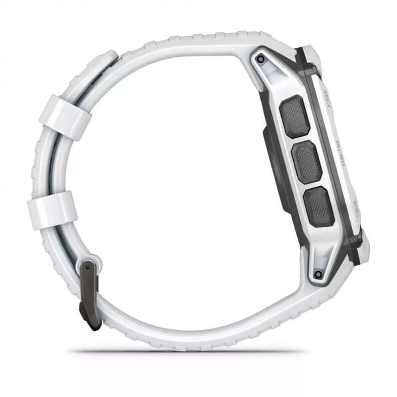 Garmin Instinct 2X Solar 2,79 cm (1,1 inch) MIP 50 mm Skaitmeninis 176 x 176 pikseliai Liečiamas ekranas Baltas GPS
