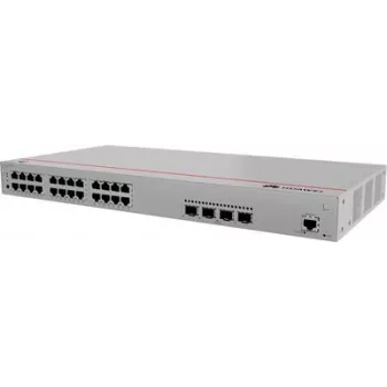 HUAWEI S220-24P4X – 24 prievadų Gigabit (10/100/1000) RJ-45, 4 x SFP+, PoE, 1U pilkas
